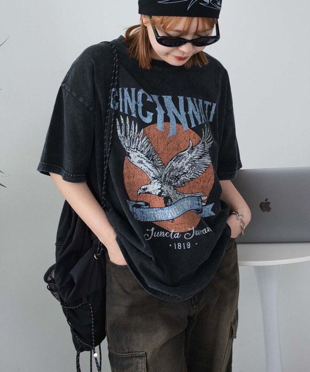 WEGO ヴィンテージウォッシュグラフィックBIGT 柄8