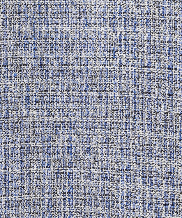 自由区 【セットアップ対応・洗える】ライトミックスツイードワイドストレート パンツ ライトブルー