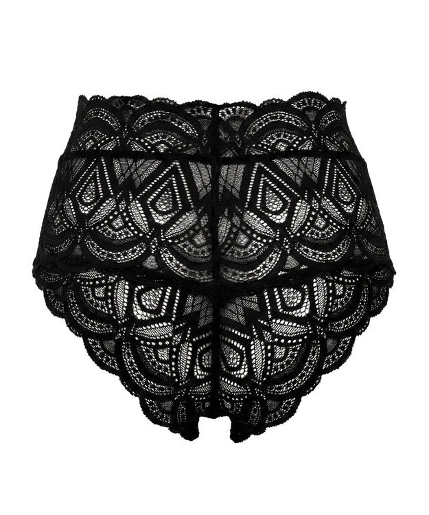 BRADELIS New York 【BRADELIS Me】Lovely Backstyle Panty26S1  総レースのハイウエストパンティ ショーツ ブラック