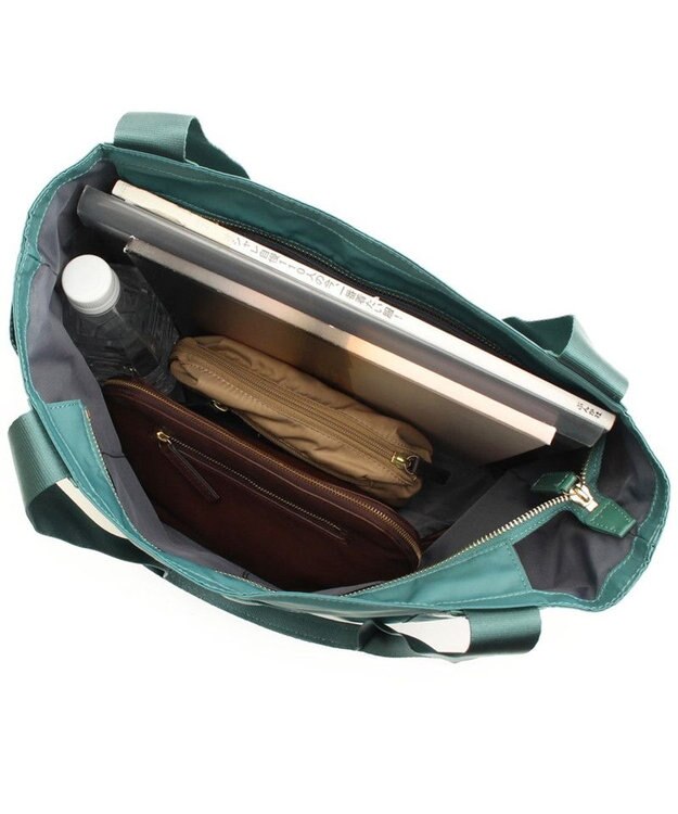 LA BAGAGERIE ナイロントートバッグ グリーン