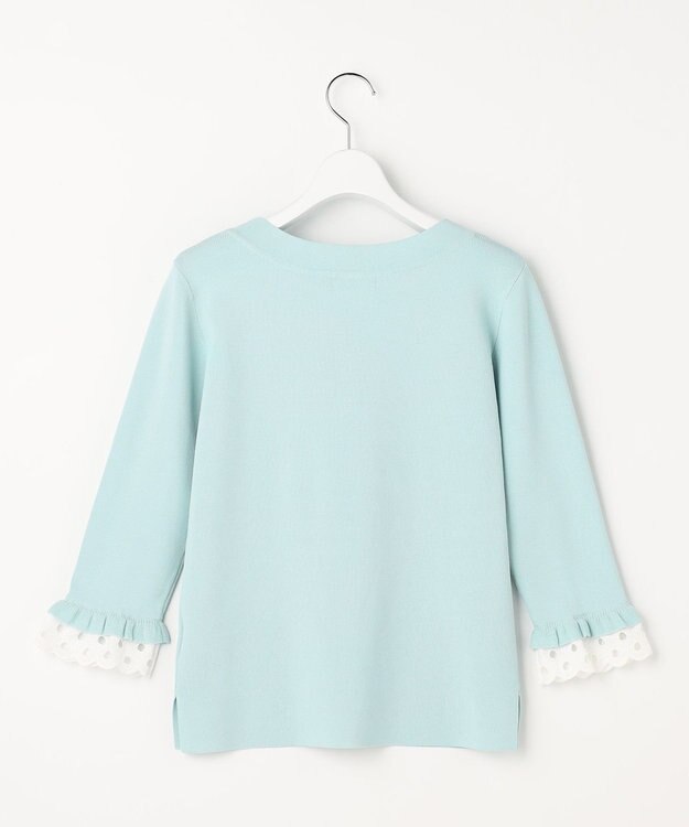 ANY SIS L レースポイント プルオーバー アイスブルー