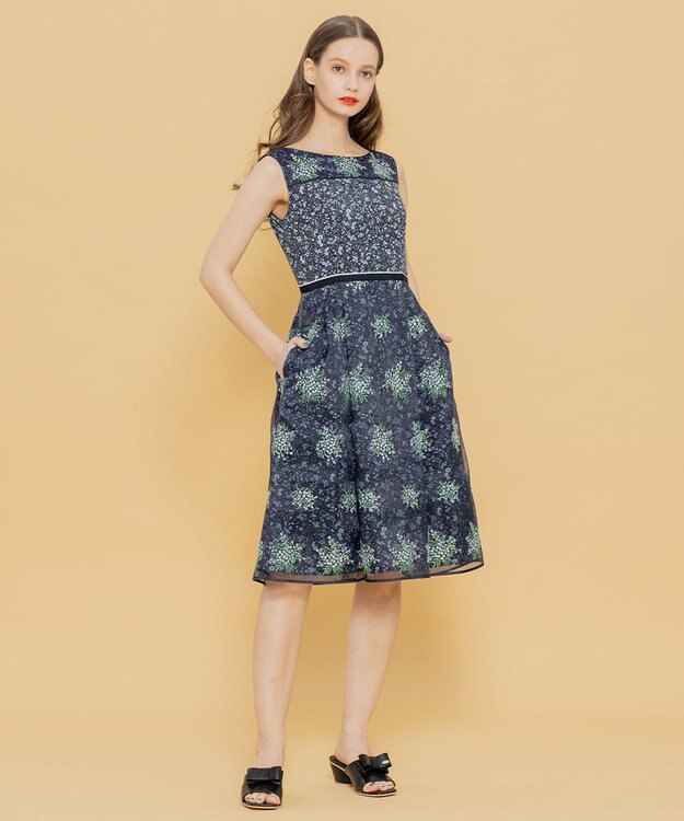 TOCCA 【洗える！】MIMOSA ドレス ネイビー系7