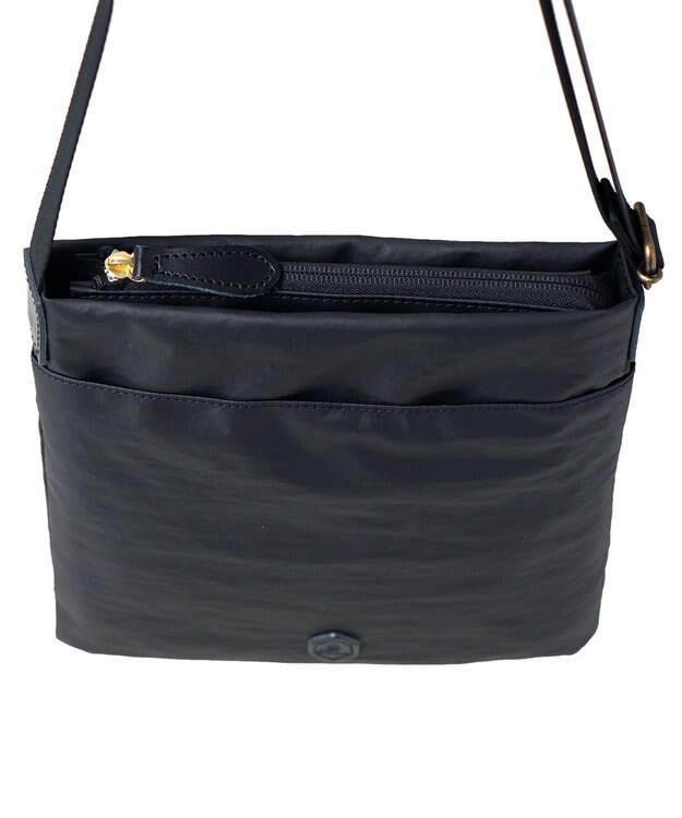 FOLNA RD グリンザ・コーデュラナイロンショルダーバッグ ブラック