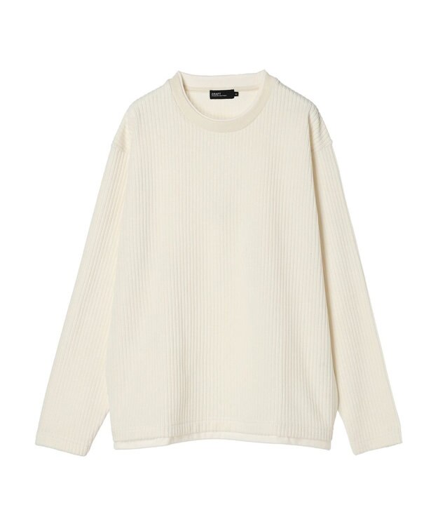 CRAFT STANDARD BOUTIQUE カットコールフェイクレーヤードプルオーバー Ivory