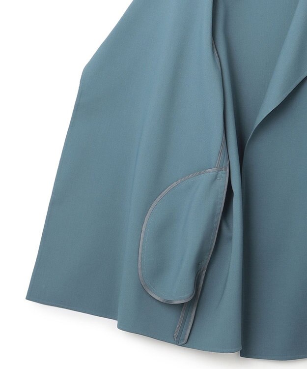 ICB ライトリバー ミドル丈コート ライトブルーグレー系