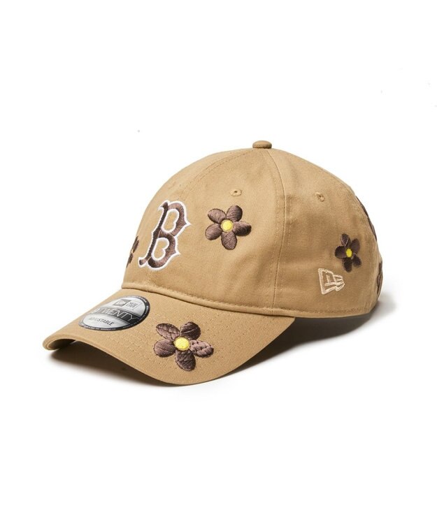 WEGO 【ユニセックス着用ITEM】NEWERA　920　MLB　FLOWER　EMB カーキ