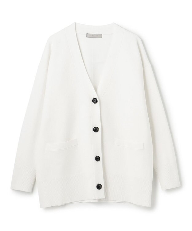 UNFILO スポンジニット カーディガン オフ