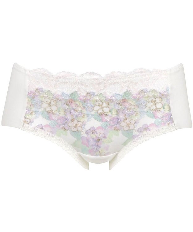 Wing ショーツ 【ときはなつブラ】 KB2172・KB2872とペア フリーカッティング(バック裾) はきこみ丈あさめ KF2472 ウイング／ワコール アイボリー