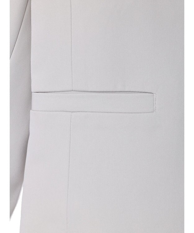 Green Parks ｅｆ－ｄｅ　ストレッチツイルカラーレスジャケット Gray Beige