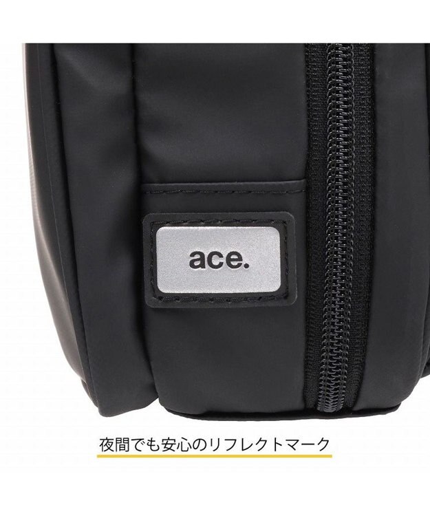 ACE BAGS & LUGGAGE ace. フレックスライトコート ビジネスバッグ 高強度PU加工生地 4L 68233 エース ブラック
