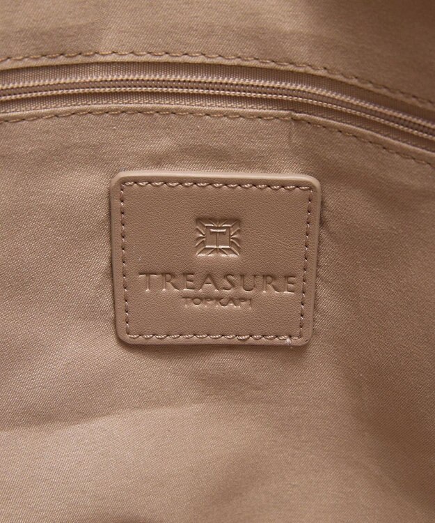 TOPKAPI 【TREASURE TOPKAPI】ラウンド ビッグ ショルダーバッグ ベージュ