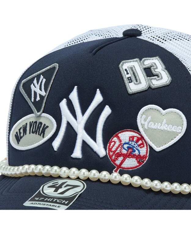WEGO 【ユニセックス着用ITEM】＇47　HITCH　FM　MLB　TRENDY　TEAM ネイビー