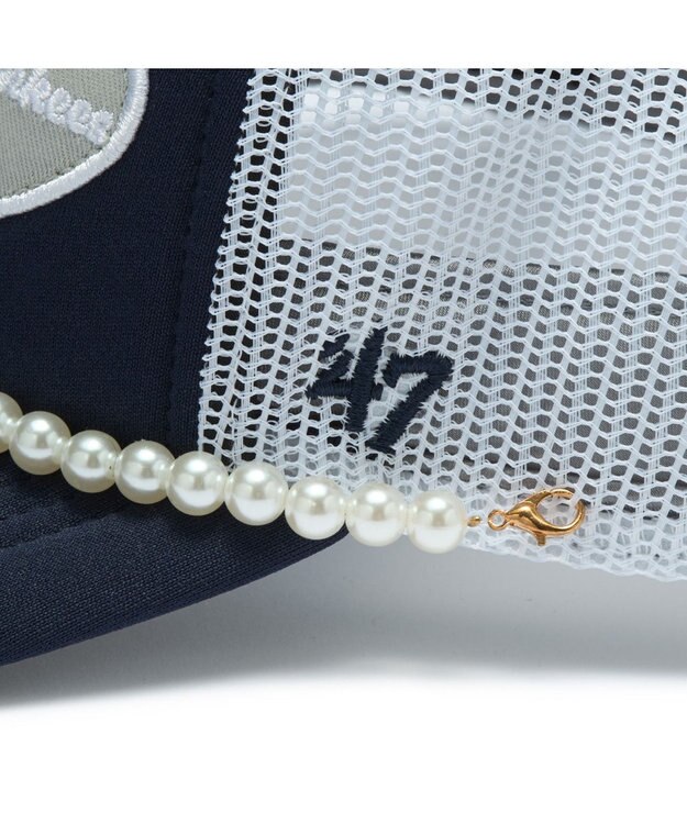 WEGO 【ユニセックス着用ITEM】＇47　HITCH　FM　MLB　TRENDY　TEAM ネイビー