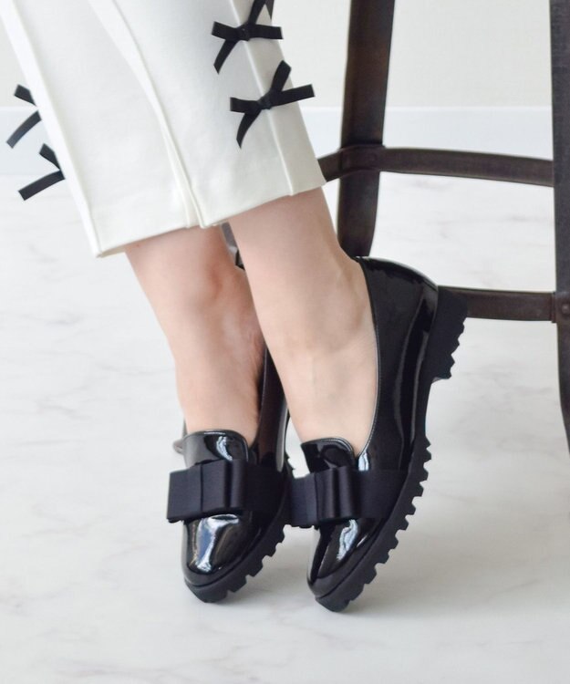 Bridget Birkin 【Bridget Birkin】タンクソールオペラシューズ ブラックエナメル