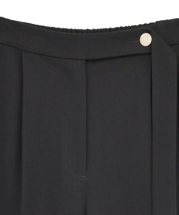 YECCA VECCA 金釦アクセントベルトワイドパンツ Blue