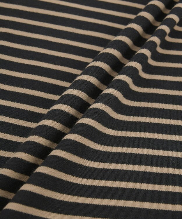 AMERICAN HOLIC アソートラウンドカットプルオーバー Border Black