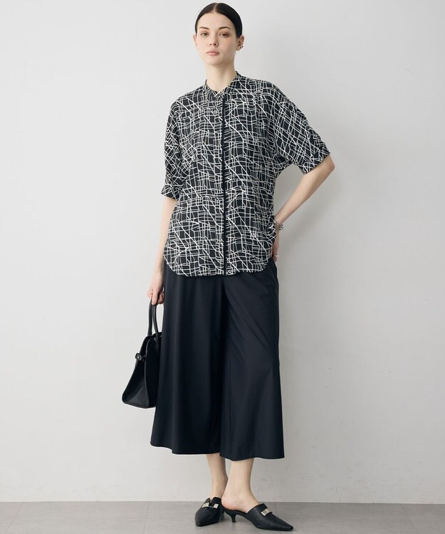 ICB L 【先行予約・WEB限定カラーあり】マットスキューバ ガウチョパンツ ブラック