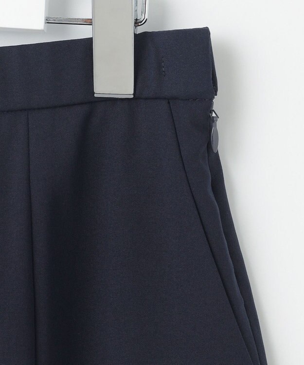 自由区 【セットアップ対応・UVカット・接触冷感・洗える】ライトストレッチフレア スカート ネイビー