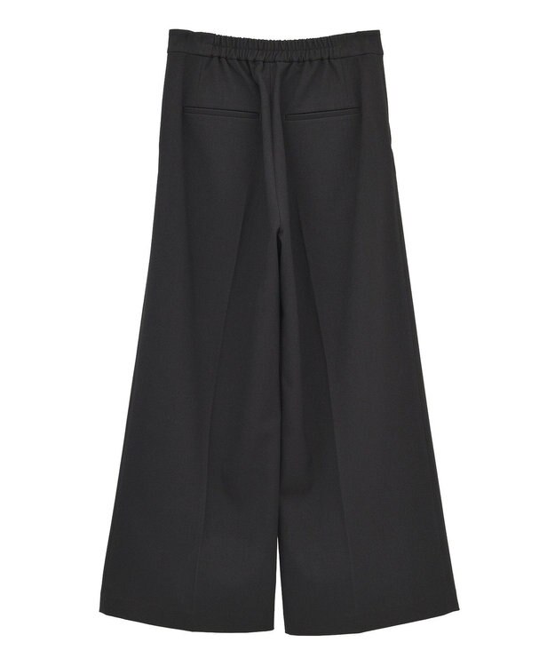 YECCA VECCA 金釦アクセントベルトワイドパンツ Blue