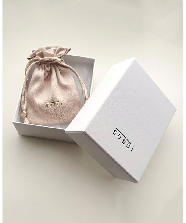 susui 【doughnut】フープピアス S (YGMAT)_片耳 クリーム