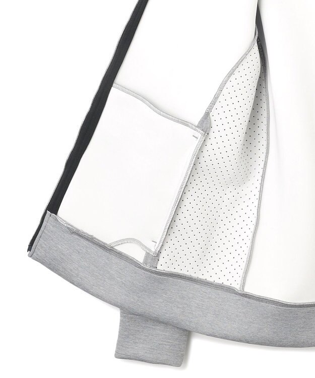 JOSEPH HOMME チュウイージャージー　ジップアップパーカー ライトグレー系