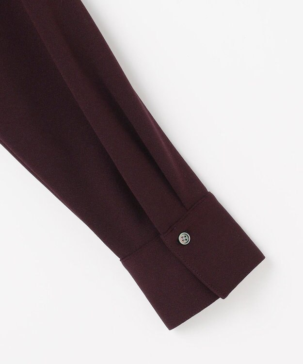 J.PRESS LADIES ジョーゼットダンボール スキッパー カットソー パープル系