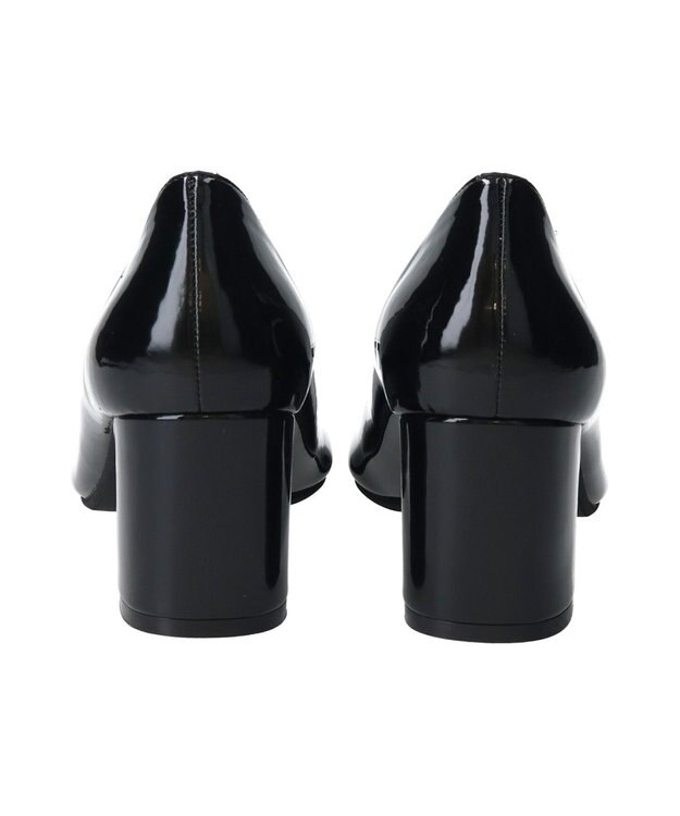 Bridget Birkin 【Bridget Birkin】スクエアビジューパンプス ブラックエナメル