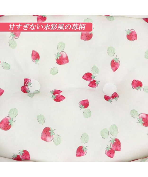 PET PARADISE 苺柄 四角型クール カドラーベッド（38cm） -