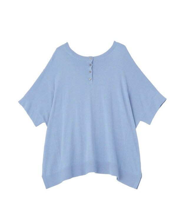 AMERICAN HOLIC 【前後2WAY】ポンチョニット Sax