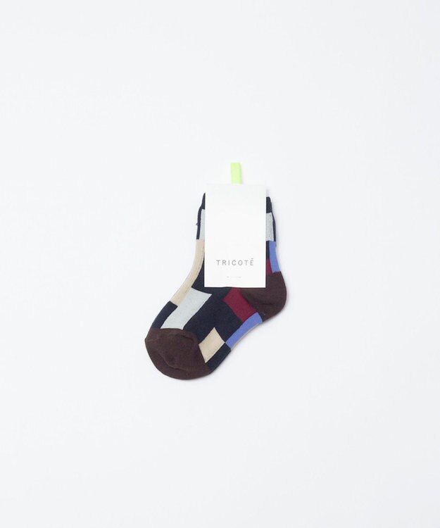 TRICOTE RANDOM PATCH SOCKS / ランダムパッチ キッズソックス (KIDS) 05BOY