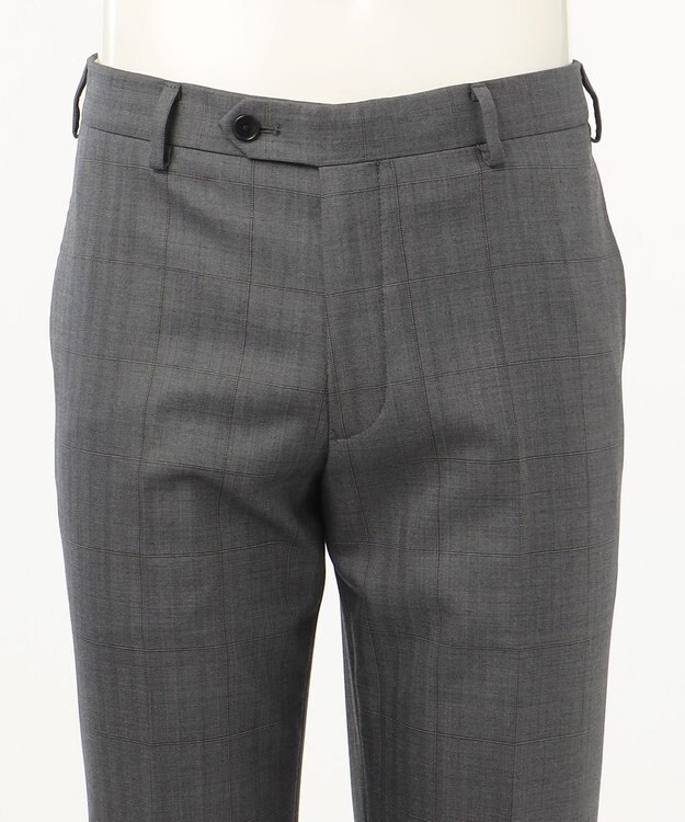 J.PRESS MEN 【ESSENTIAL CLOTHING】ヘリンボーンオーバーペーン スーツ グレー系4