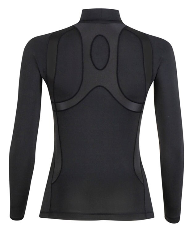 CW-X 【WOMEN】 CW-X 機能性トップス 【JYURYU TOP】 ハイネック 長袖 肩が動かしやすくなる 運動時の疲労を軽減 ゴルフ 球技 マラソン JAY009 /ワコール ブラック