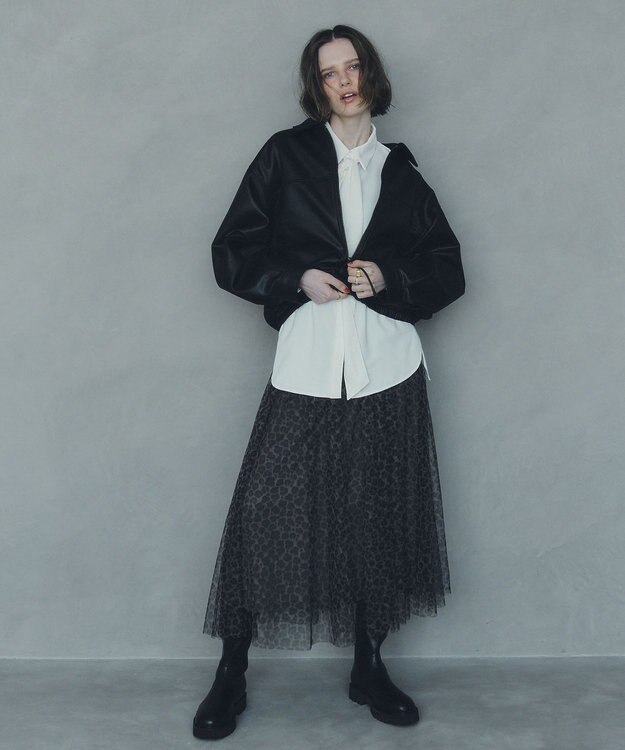 YECCA VECCA 2wayボウタイシャツ Off White