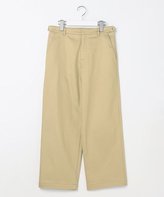 J.PRESS LADIES L 【WEB限定カラーあり】ハイパワーデニムツイル ワイドパンツ 【WEB限定】ベージュ系