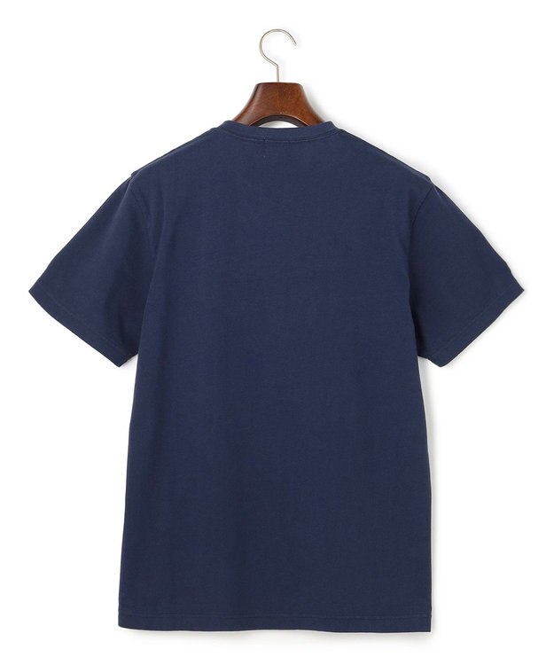 J.PRESS MEN 【NYUZELESS】エンブロイダリー モチーフTシャツ ネイビー系