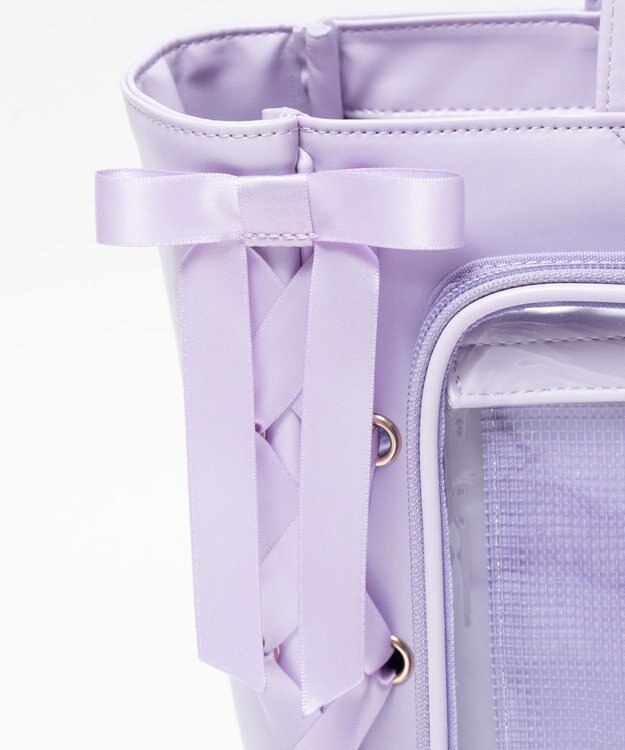 WEGO 【痛バ＆推し活グッズ】レースアップフレーム痛バッグS【一部店舗限定】 ライトパープル