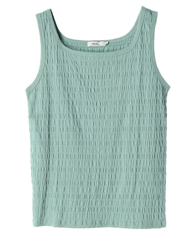 earth music&ecology シャーリングタンクトップ Mint