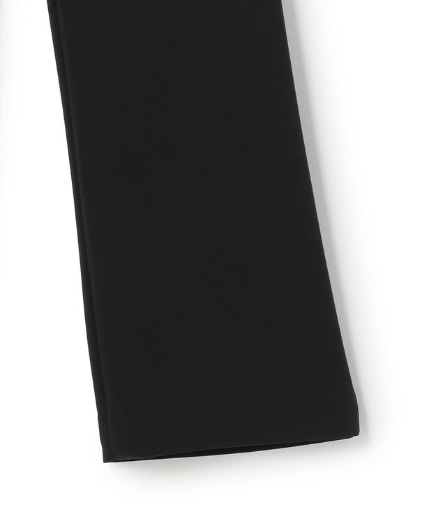 23区 L ストレッチダブルクロス フレアパンツ ブラック系