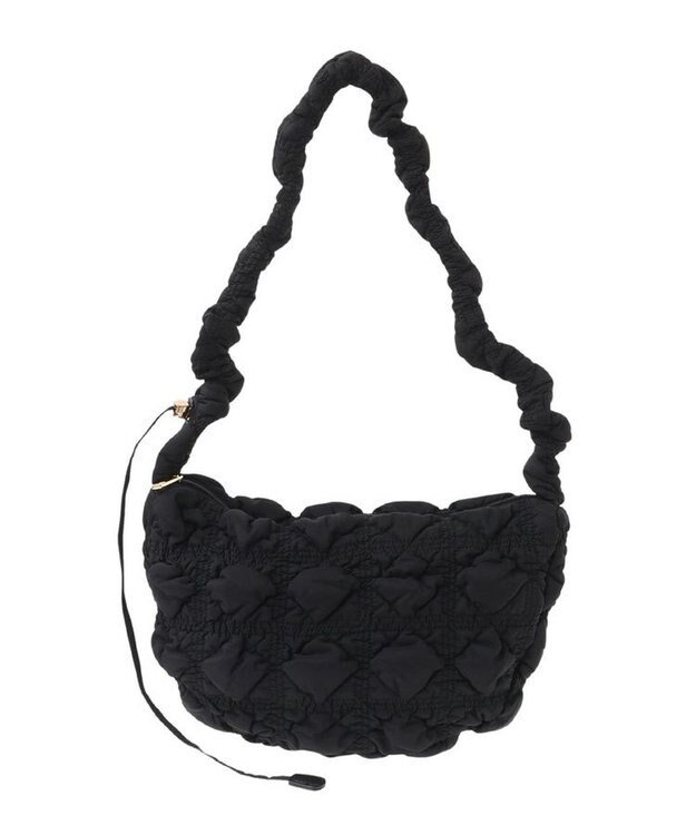 Green Parks ＯＴＯ．ＨＡ　ぽこぽこキルティングバッグ Black