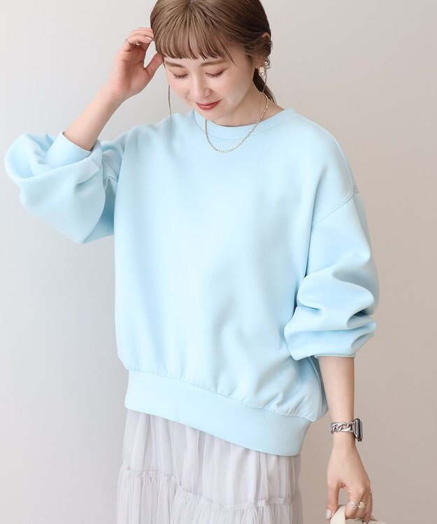 AMERICAN HOLIC タックスリーブポンチプルオーバー Sax