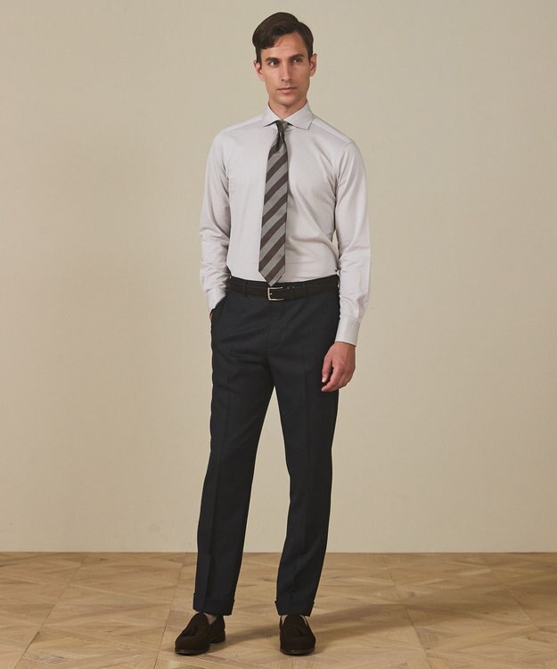 GOTAIRIKU セットアップカラー有【洗える/ストレッチ/シワになりにくい】ZERO TRIA ウォッシャブルパンツ(25年モデル) ダークグレー