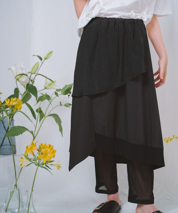 POLS PETAL スカート ブラック