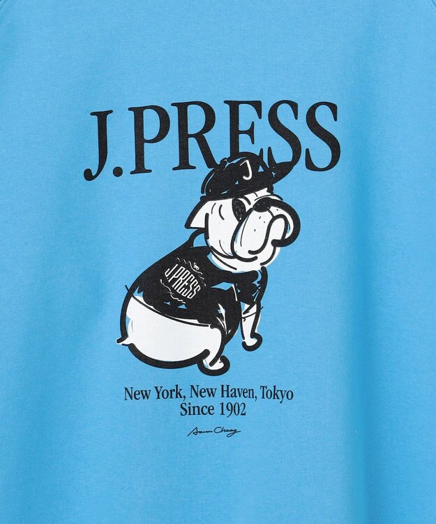 J.PRESS MEN 【AaronChang】【UNISEX】グラフィック スウェットシャツ サックスブルー系