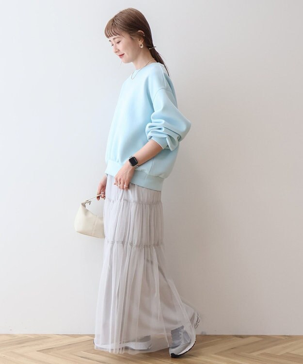 AMERICAN HOLIC タックスリーブポンチプルオーバー Sax