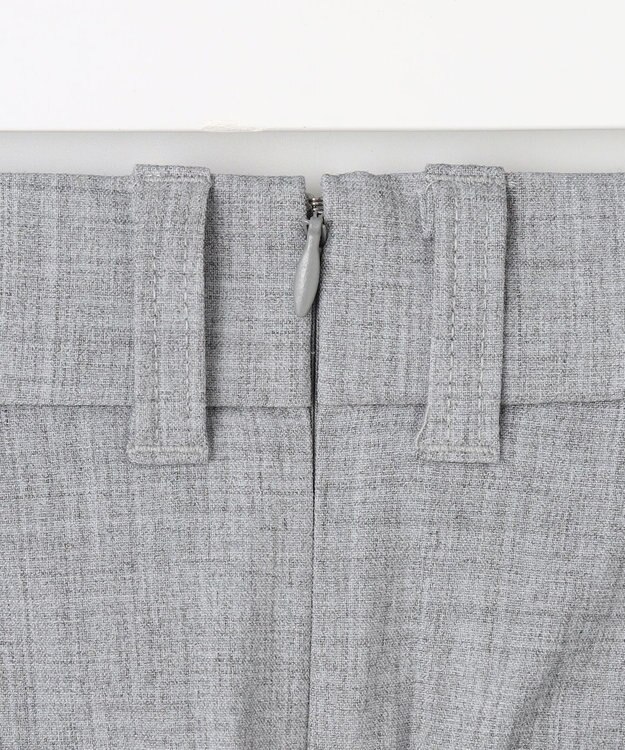 23区GOLF 【WOMEN】ベルト付き プリーツスカート ライトグレー系