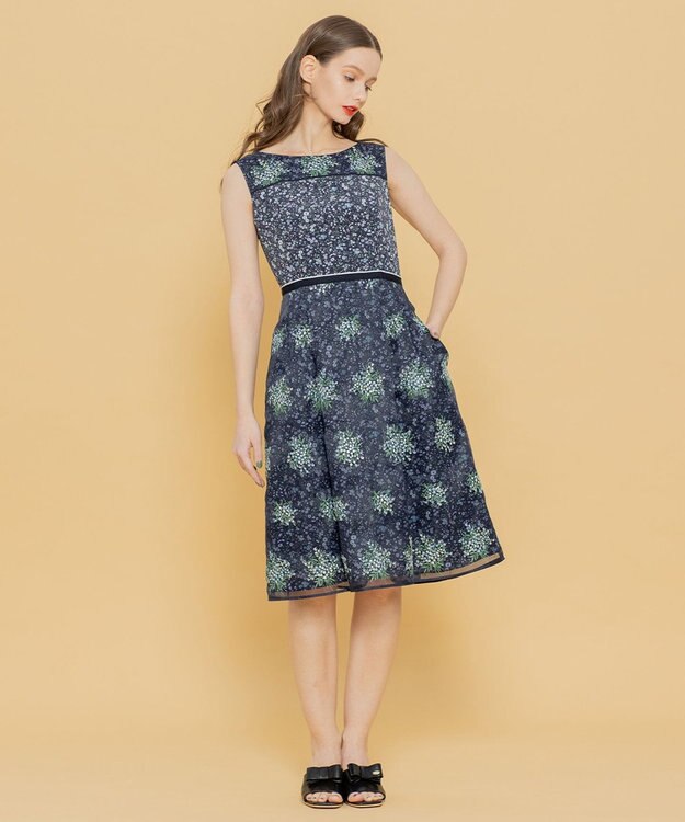 TOCCA 【洗える！】MIMOSA ドレス ネイビー系7