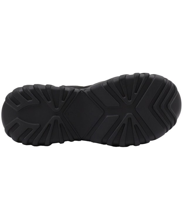 WEGO 厚底ベルトスポーツサンダル ブラック