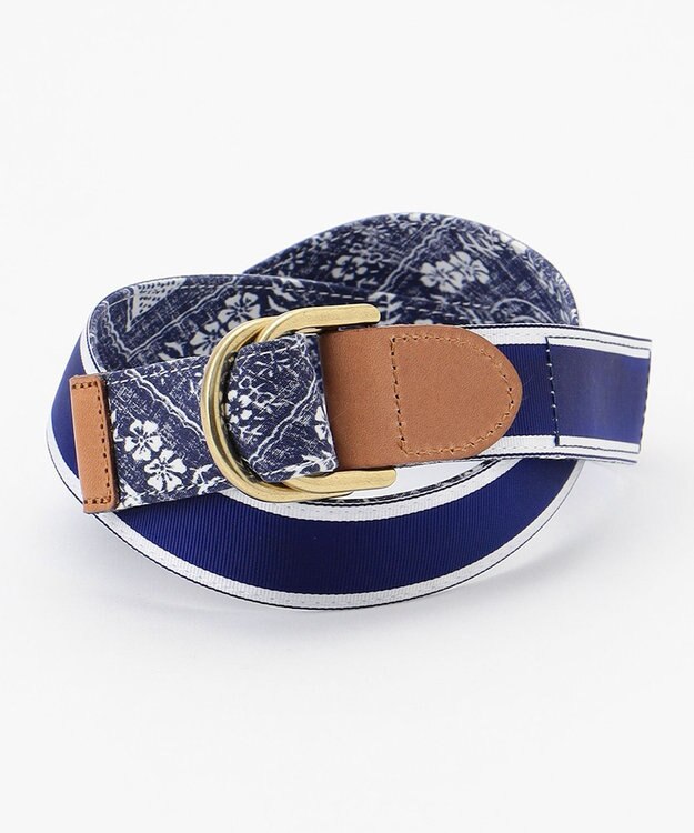 J.PRESS MEN 【120th anniversary】Reyn spooner×J.PRESS リバースフリングベルト ネイビー系5