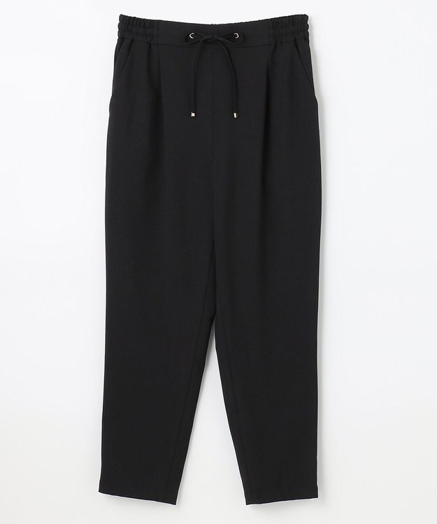 ANY 【接触冷感・UVケア】イージーケア美脚 パンツ ブラック