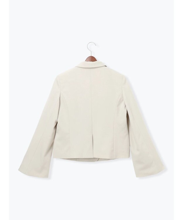 Te chichi フレア袖クロップトテーラードジャケット【AOYAMA FASHION ASSOCIATION × Te chichi】 ベージュ